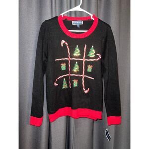 Ugly Christmas Sweater Xmas Size Large Petite NWT